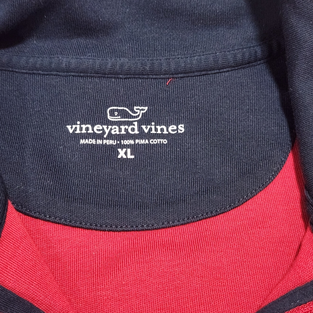 Red Quarter-Zip Pullover - image 2